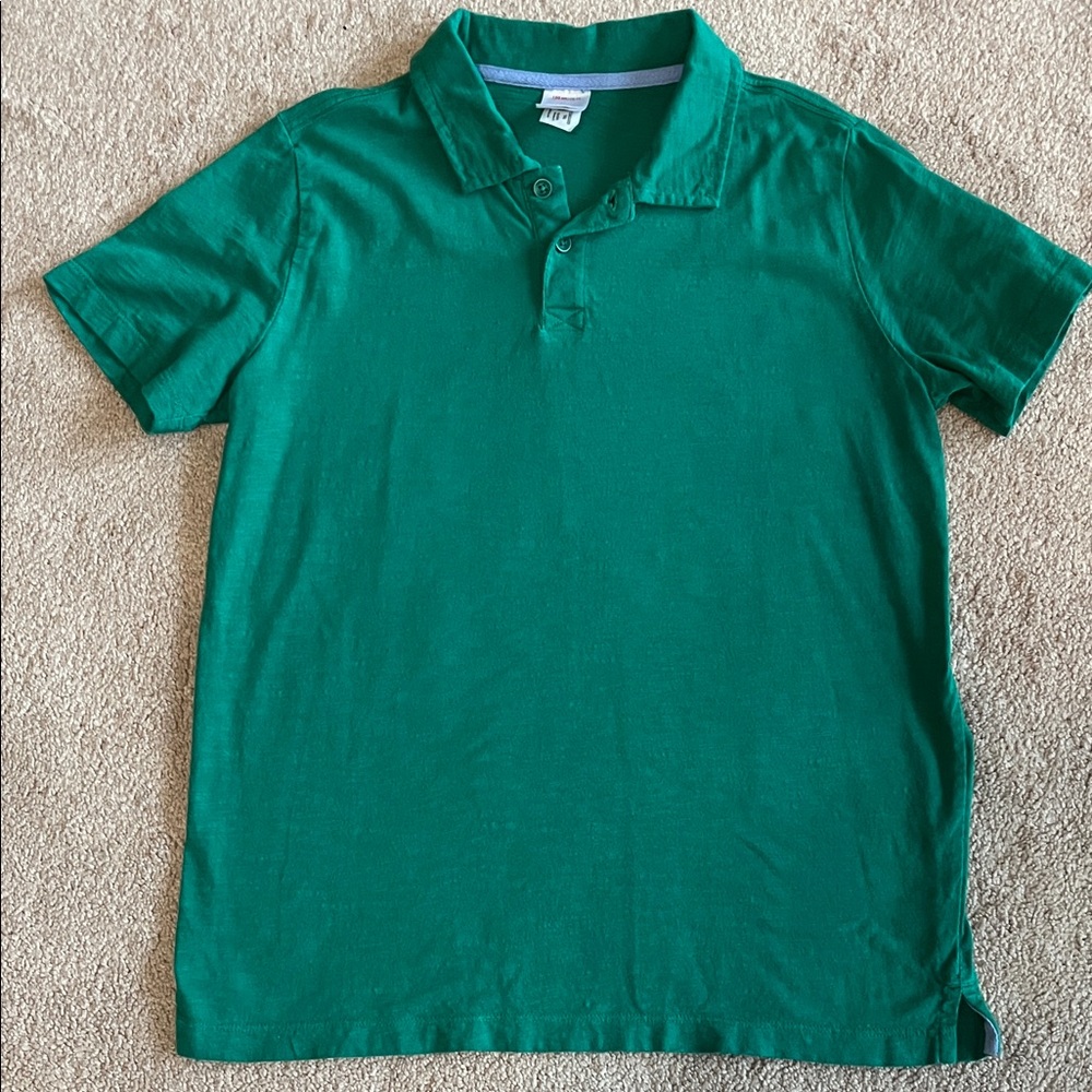 Hanna Andersson Vibrant Green Polo Shirt
